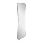 Miroir rond encadré en fer de 90 x 90 cm : style moderne, aucun assemblage requis, fixation murale
