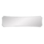 Miroir rond encadré en fer de 90 x 90 cm : style moderne, aucun assemblage requis, fixation murale