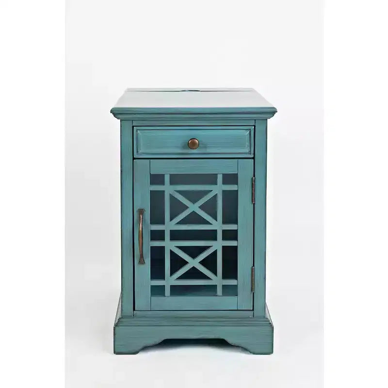 Jofran,Craftsman USB Charging Chairside End Table