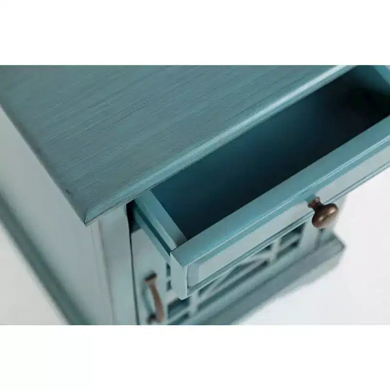 Table d'appoint de chevet avec chargeur USB