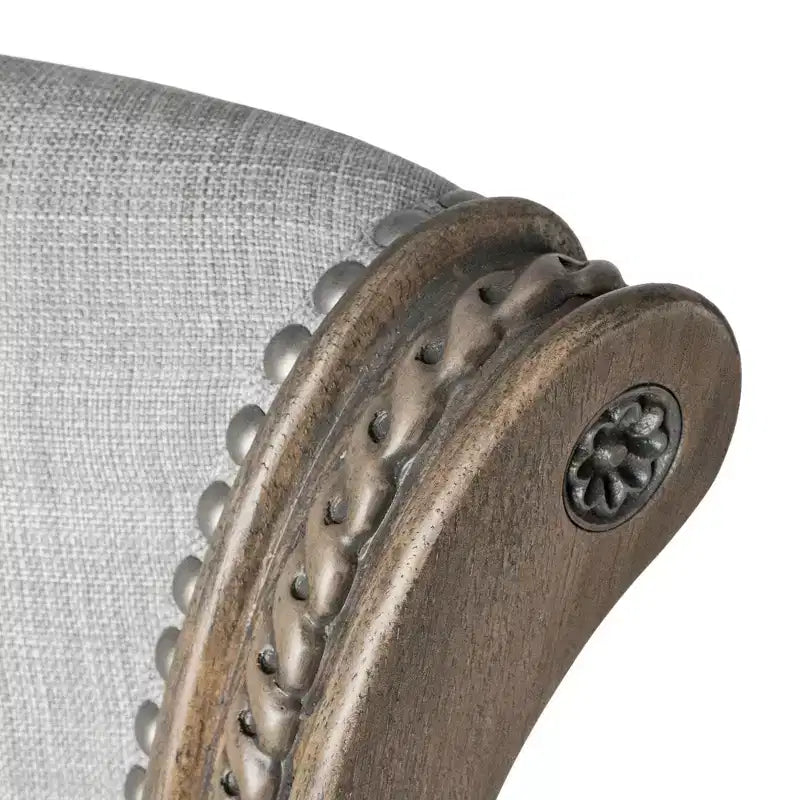 Tabourets de bar pivotants à hauteur de comptoir en tissu