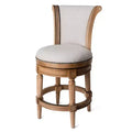 Maven Lane Pullman Swivel Counter Height Bar Stools with Fabric