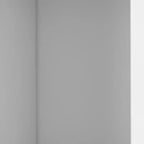 Meuble d'appoint mural 59 en bois blanc avec quatre portes