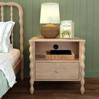 Jenny Lind Cubby Nightstand with 1 Drawer & Electrical Outlet