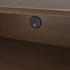 Table de chevet Cubby avec 1 tiroir et prise électrique