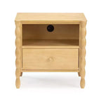 Table de chevet Cubby avec 1 tiroir et prise électrique