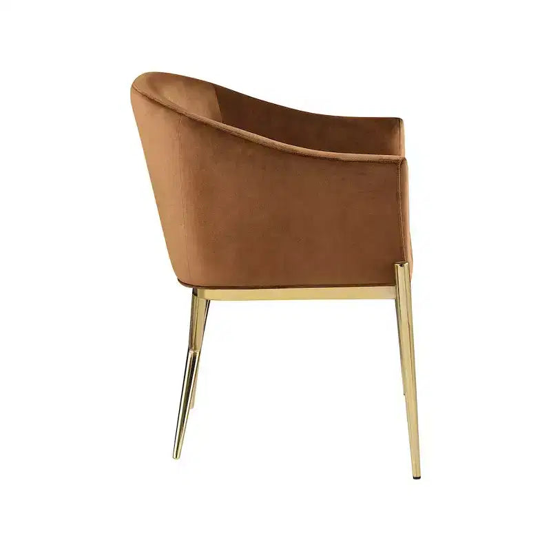 Chaise de salle à manger en velours Selle