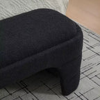 Banc rembourré Rembourré Banc de bout de lit Ottomane minimaliste Banc d'entrée Repose-pieds