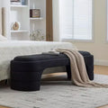ModernLuxe Upholstered Bench Padded Bed End Bench Minimalist Ottoman Entryway Bench Footstool