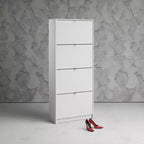 Meuble à chaussures 4 tiroirs, blanc
