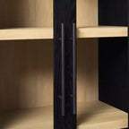 Bibliothèque à 5 étagères en arche de 193 cm