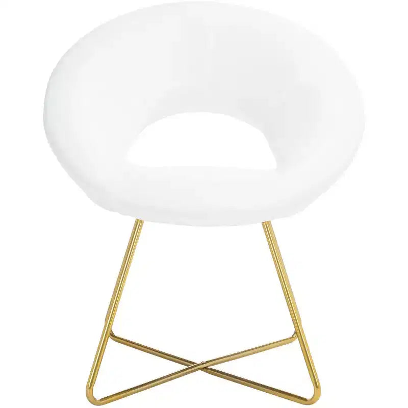 Aliena Accent Chair - ACH7501A - Ivory/Gold - Safavieh
