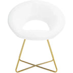 Aliena Accent Chair - ACH7501A - Ivory/Gold - Safavieh