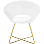 Fauteuil d'appoint – Ivoire/Or