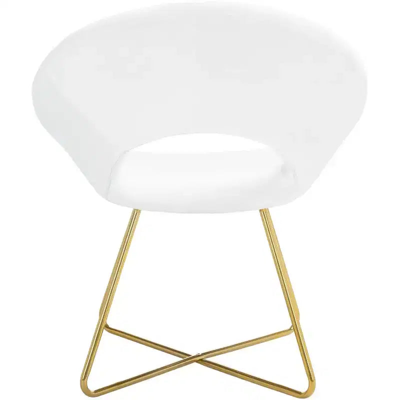 Fauteuil d'appoint – Ivoire/Or