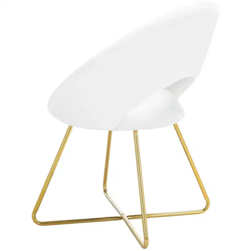 Fauteuil d'appoint – Ivoire/Or
