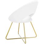 Fauteuil d'appoint – Ivoire/Or
