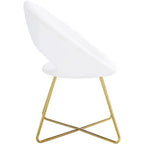 Fauteuil d'appoint – Ivoire/Or