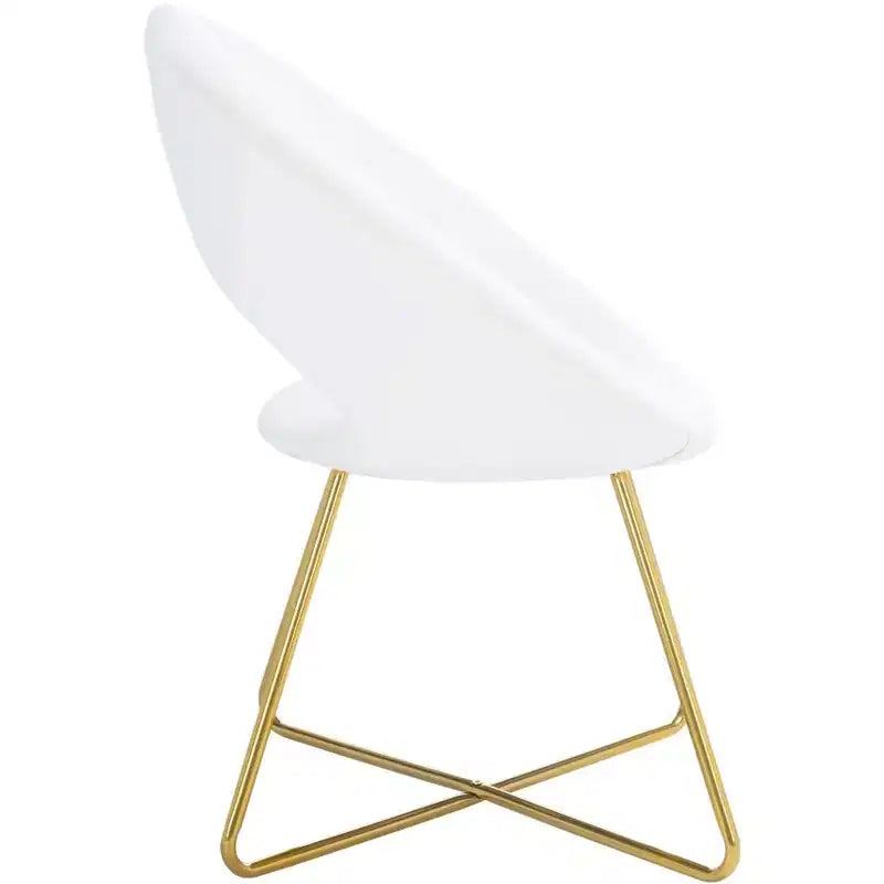 Fauteuil d'appoint – Ivoire/Or