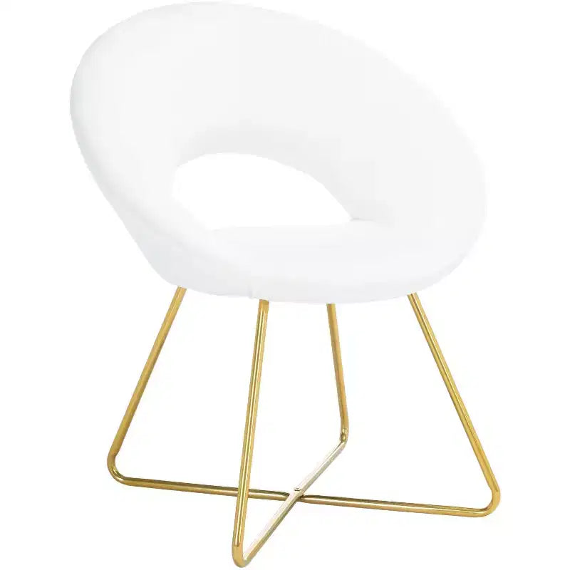 Fauteuil d'appoint – Ivoire/Or